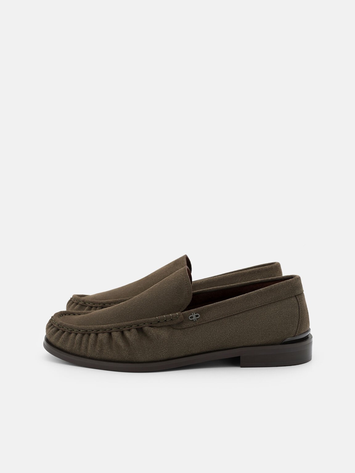 Gi&agrave;y lười mũi tr&ograve;n, Xanh Olive, hi-res