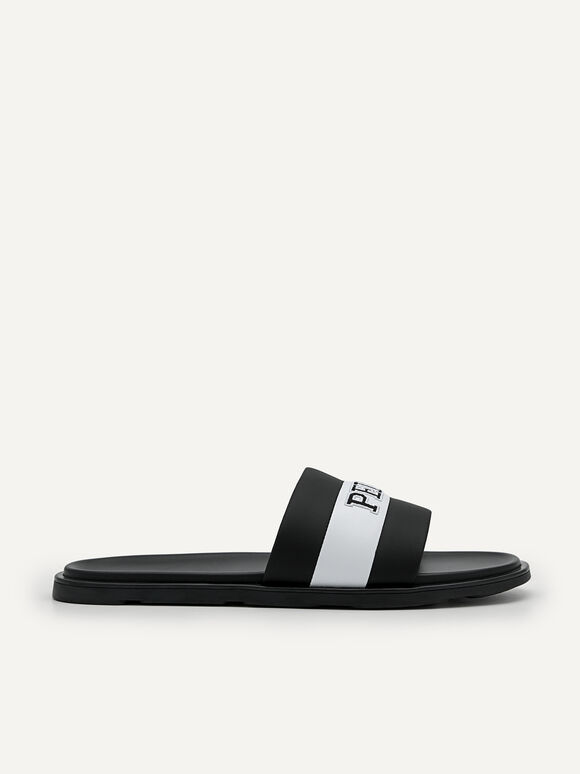 Pascal Slide Sandals, Black, hi-res