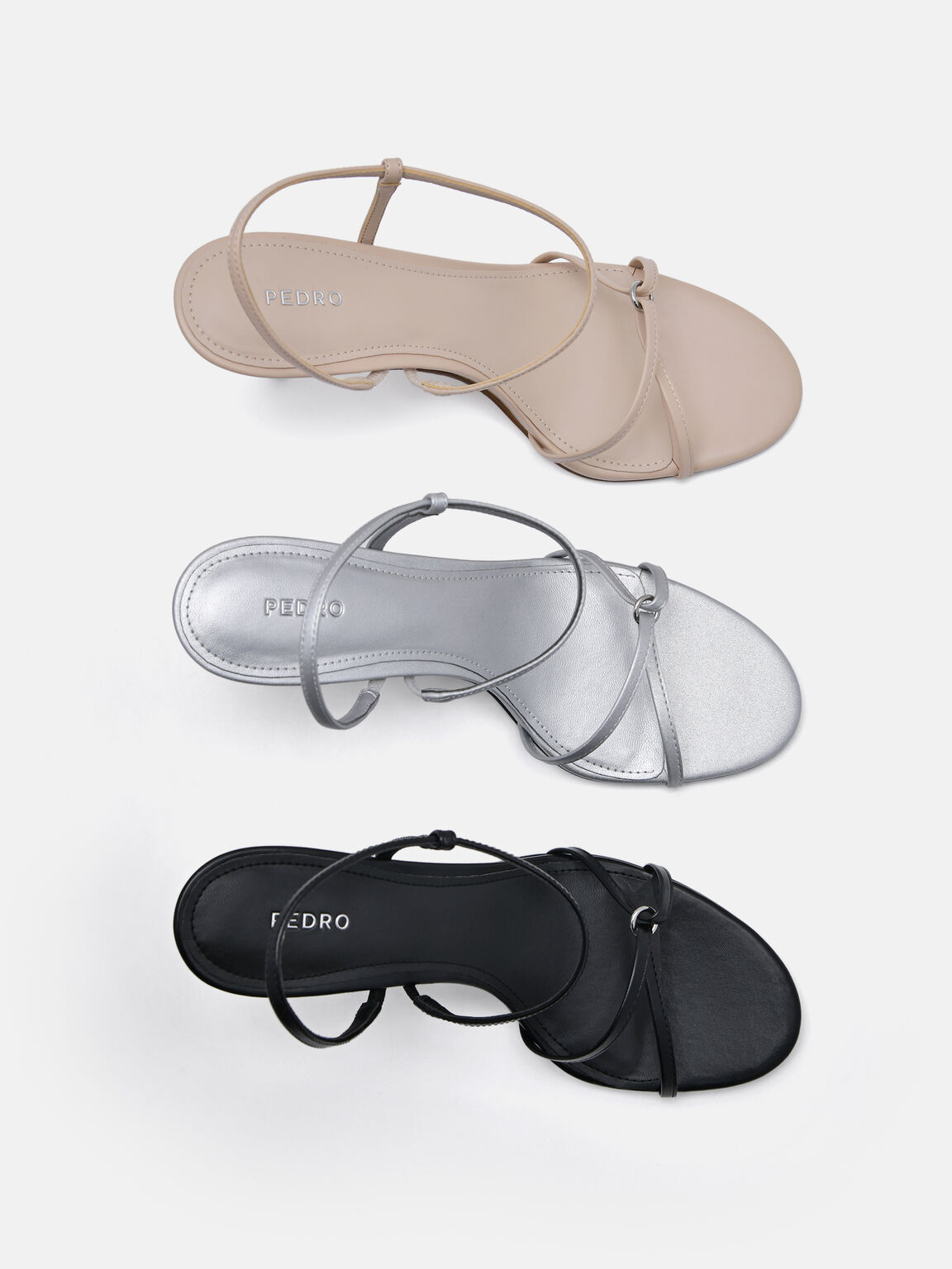 Dita Heel Sandals, Nude, hi-res