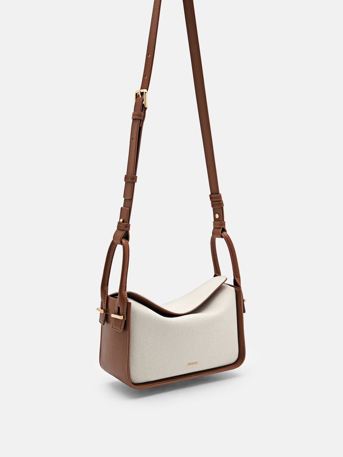 Demi Canvas Bag, Brown, hi-res