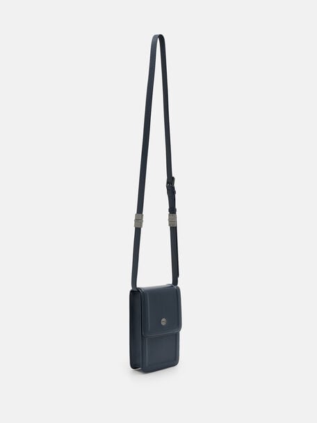 T&uacute;i đựng phụ kiện Leather, Xanh Navy, hi-res