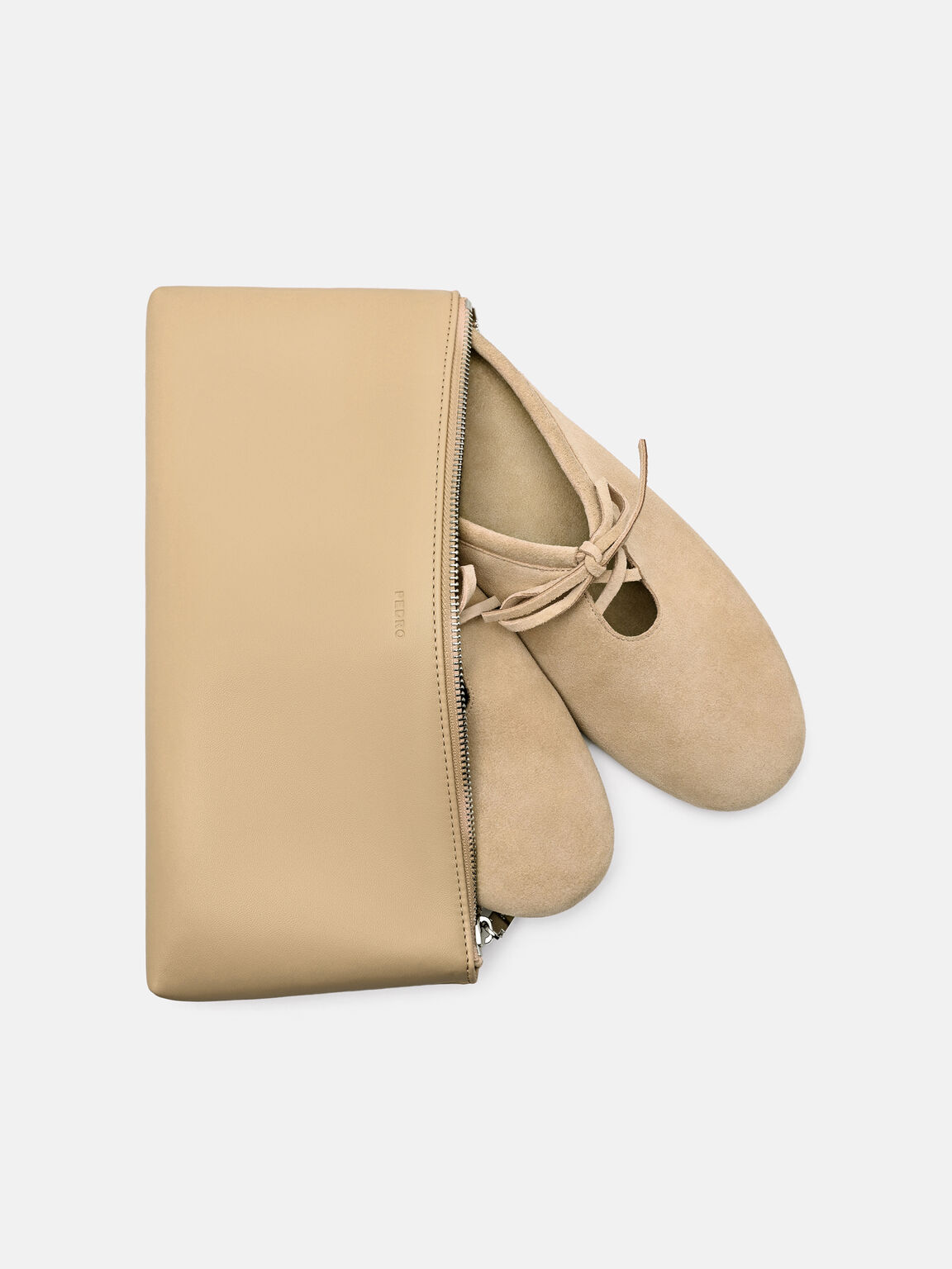 Elise Suede Mules, Sand Suede, hi-res