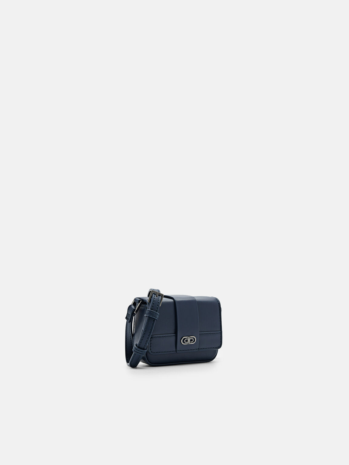 PEDRO Icon Leather Sling Pouch, Navy, hi-res