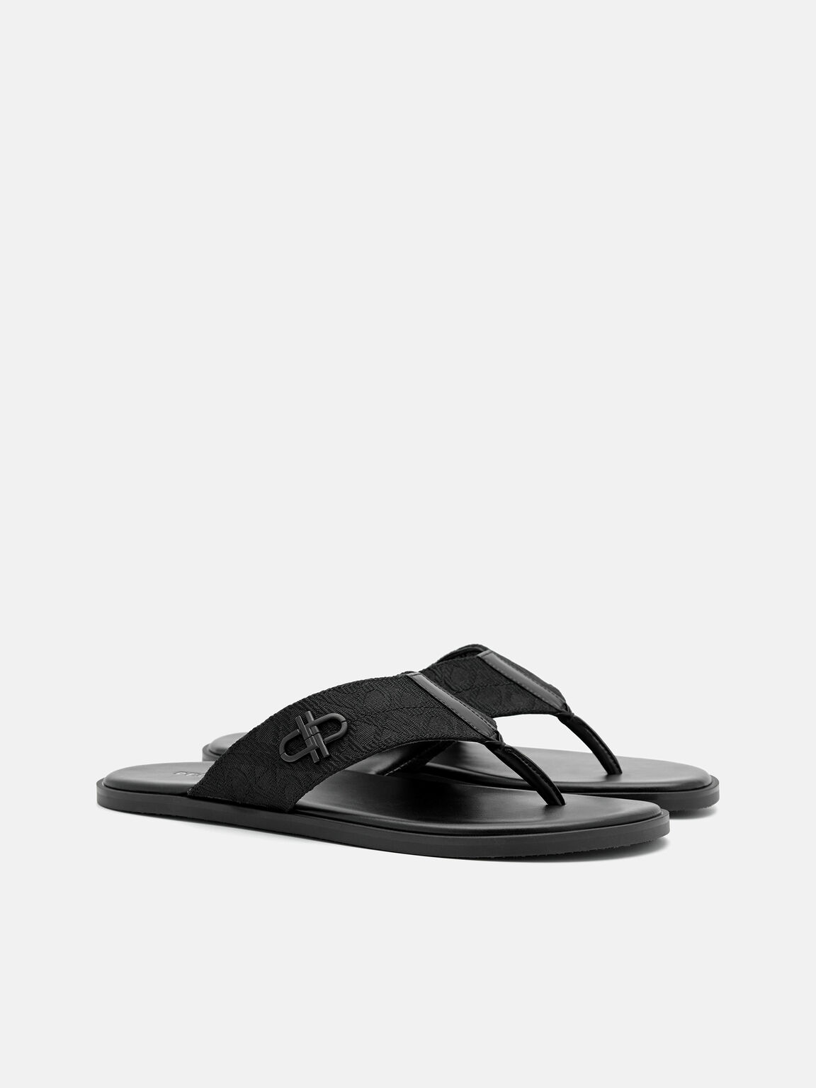 Dép kẹp Icon Fabric, Đen 2
