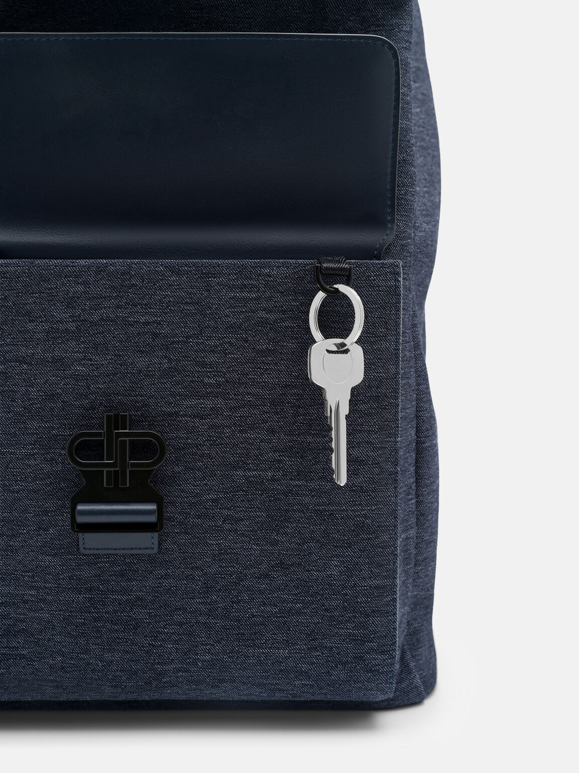 Balo nắp gập Tex, Navy Fabric