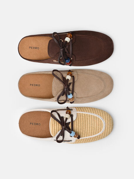 Dee Suede Mules, Dark Brown Suede, hi-res