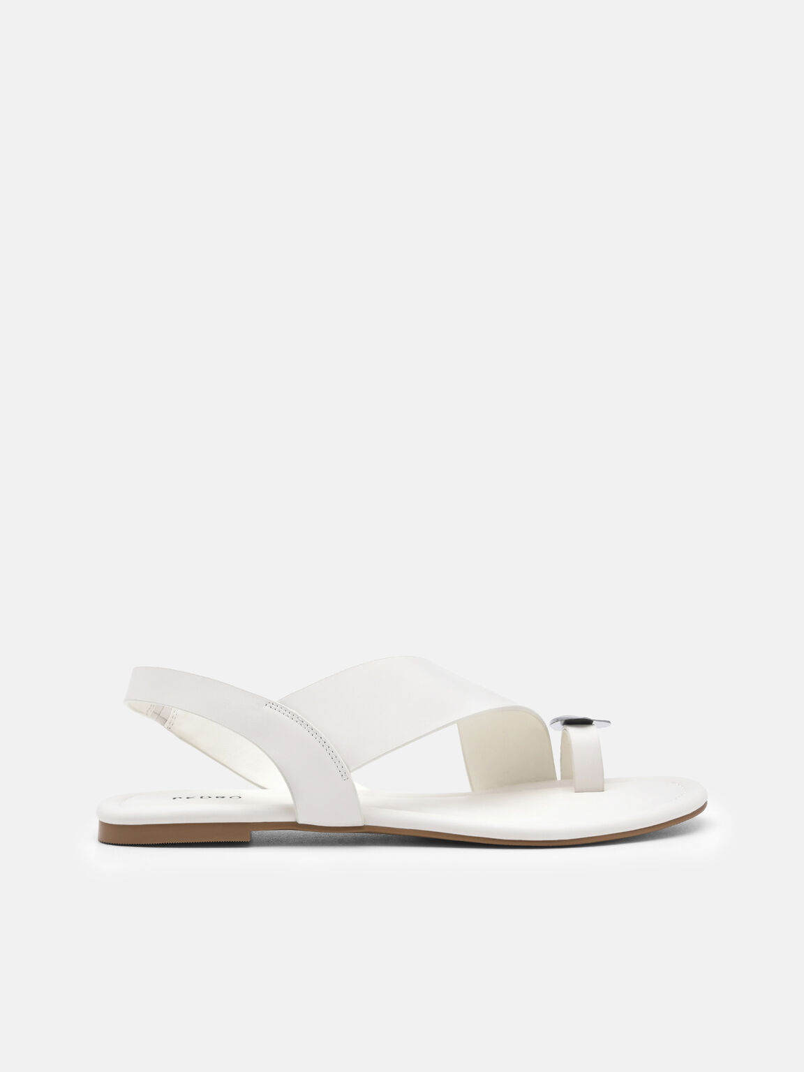 Alexis Leather Slingback Sandals, Chalk, hi-res