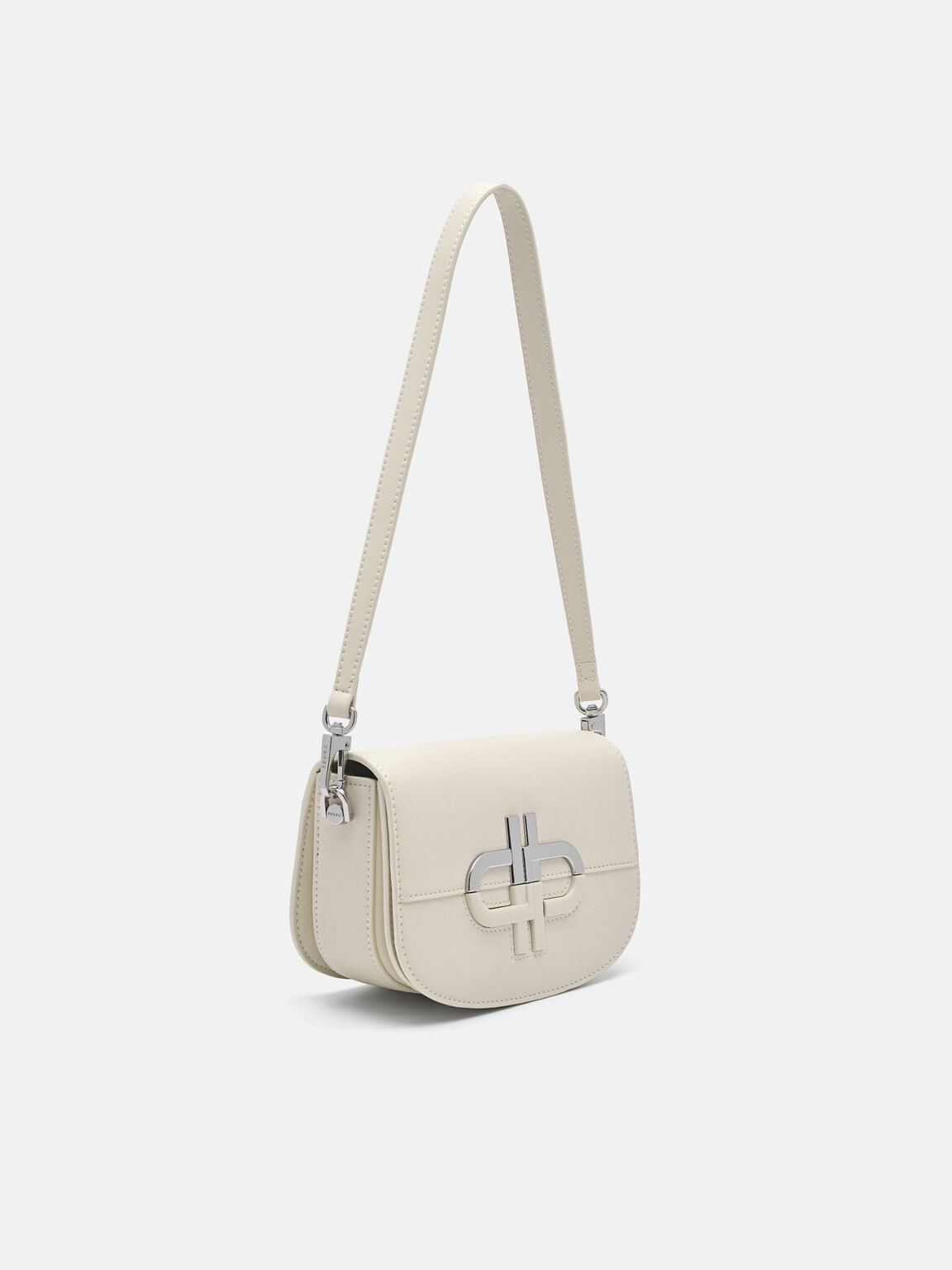 PEDRO Icon Leather Mini Shoulder Bag, Beige, hi-res