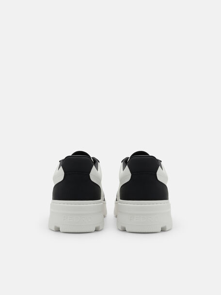 Ravel Leather Sneakers, Black, hi-res