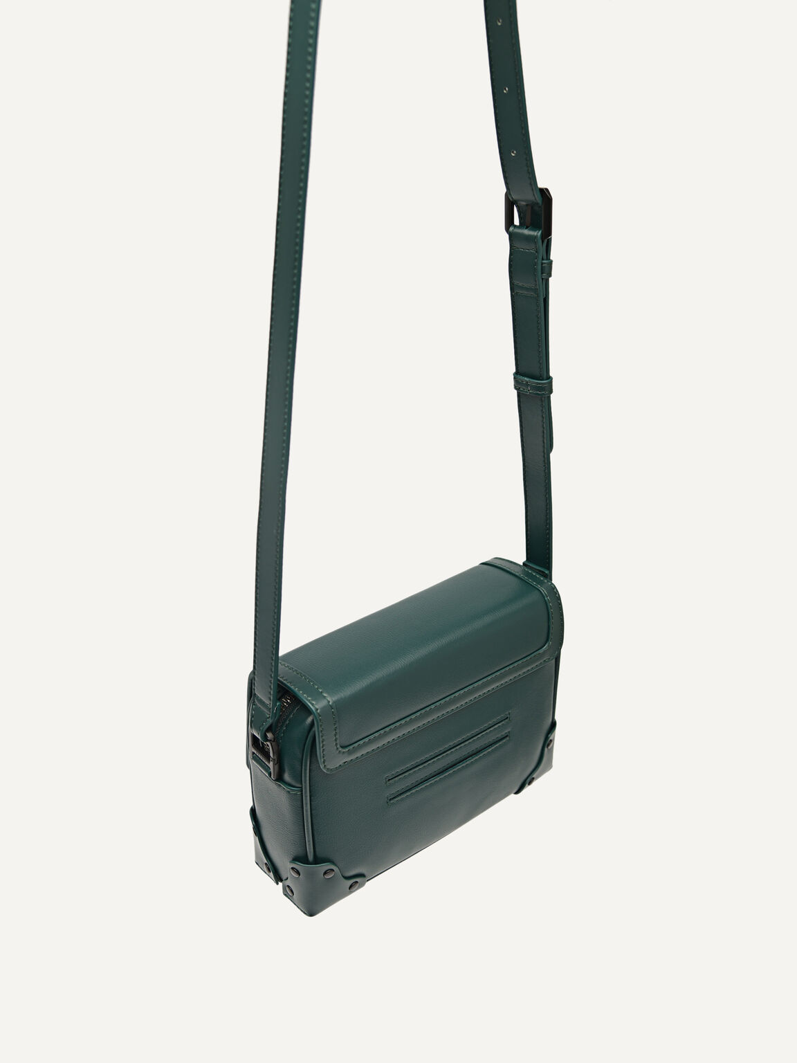 Túi đeo chéo phom chữ nhật Norton Boxy, Xanh Sẫm, hi-res