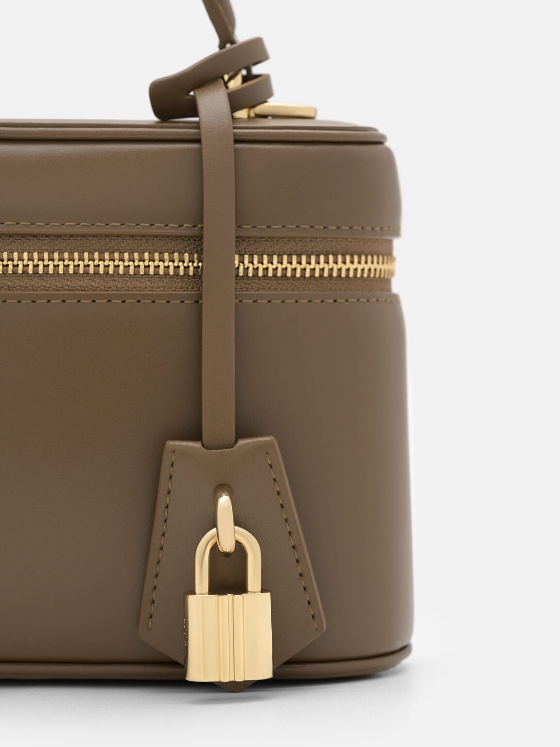 Ari Leather Shoulder Bag, Dark Taupe, hi-res