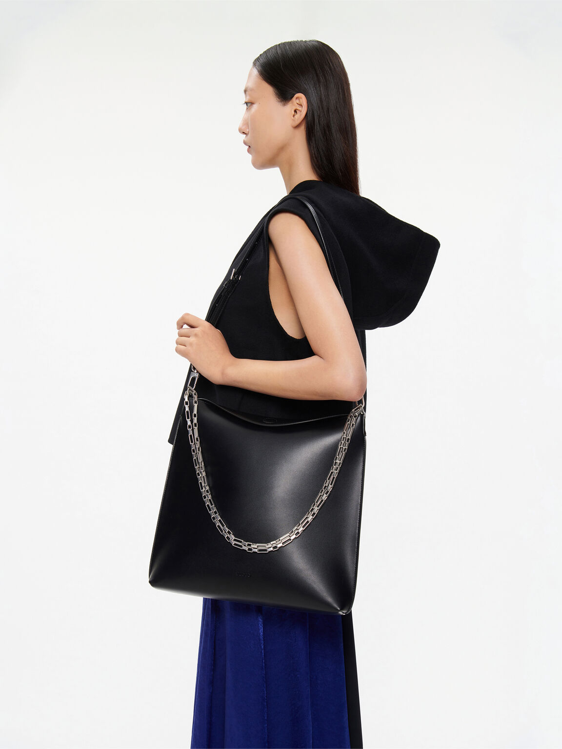 Maggie Shoulder Bag, Black, hi-res