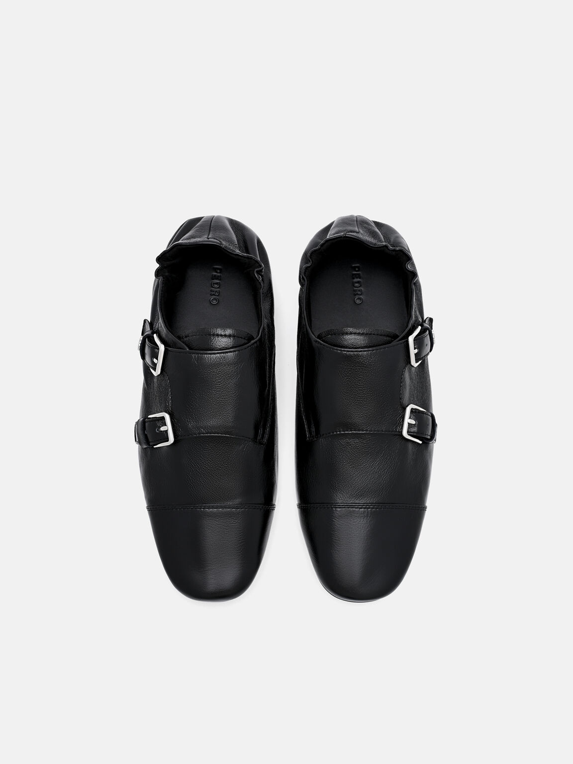 Lauren Leather Oxford Shoes, Black, hi-res