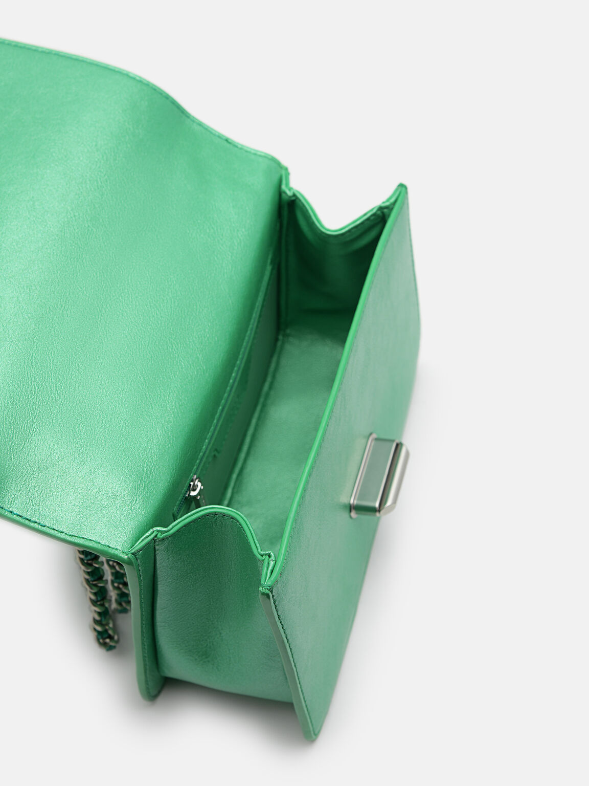 Lily Shoulder Bag, Green, hi-res