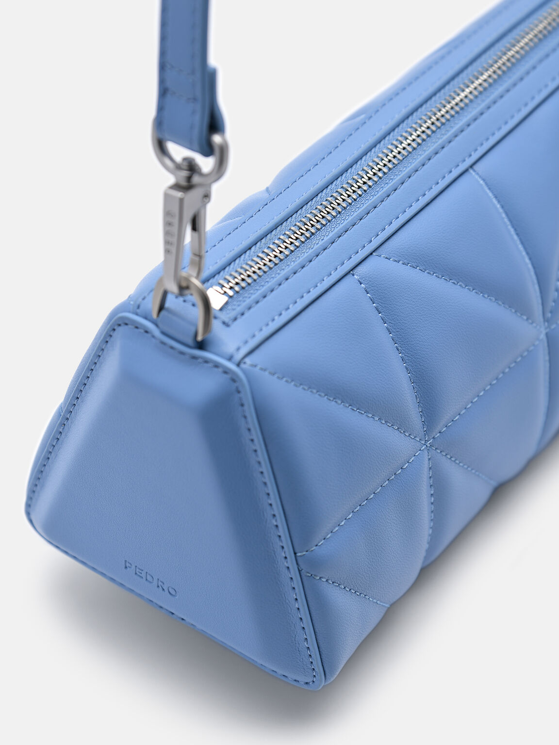 Túi đeo vai chần bông Helix Mini Bowling, Xanh Blue