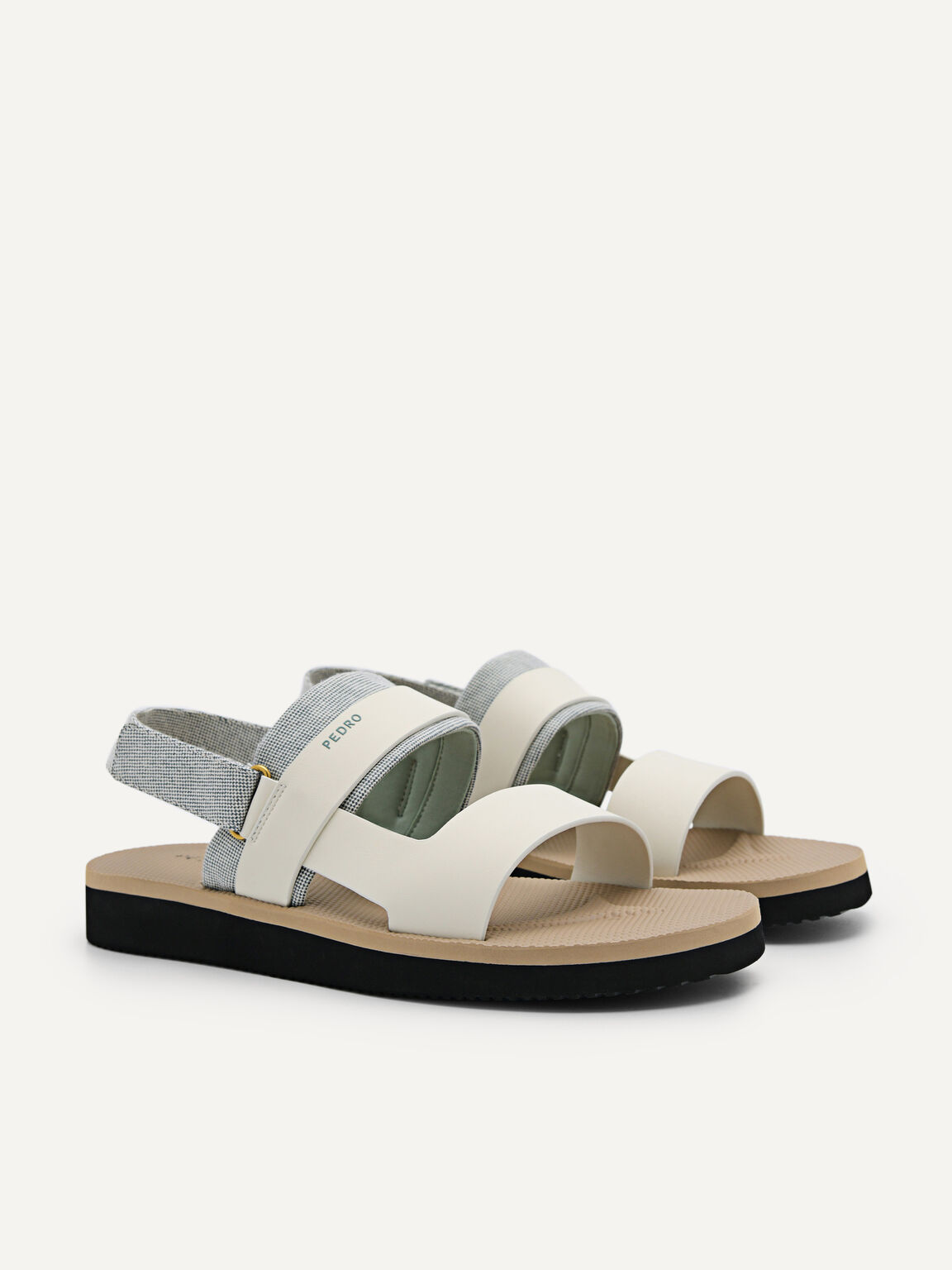 Backstrap Sandals, Turquoise, hi-res