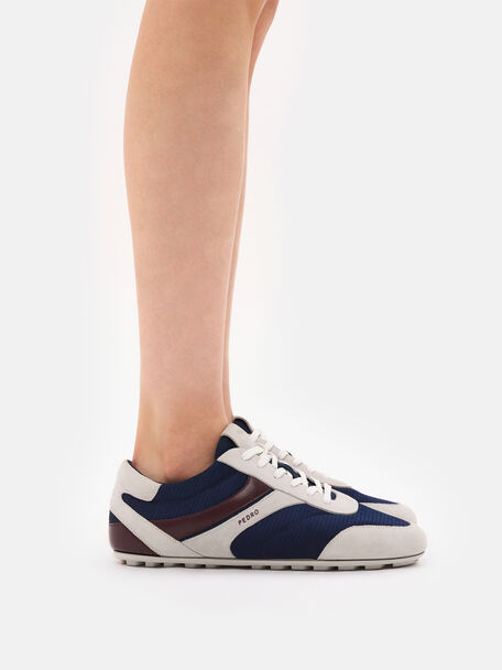 Gi&agrave;y sneakers cổ thấp Novo Eclipse, Navy Mesh, hi-res