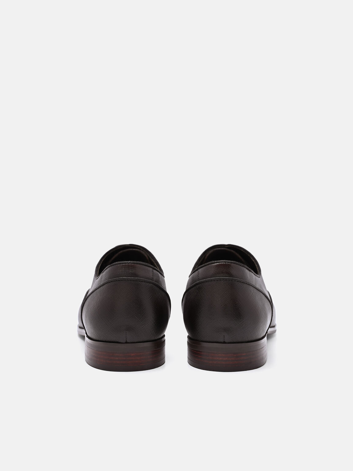 Gi&agrave;y t&acirc;y đế thấp mũi nhọn, Dark Brown Saffiano, hi-res