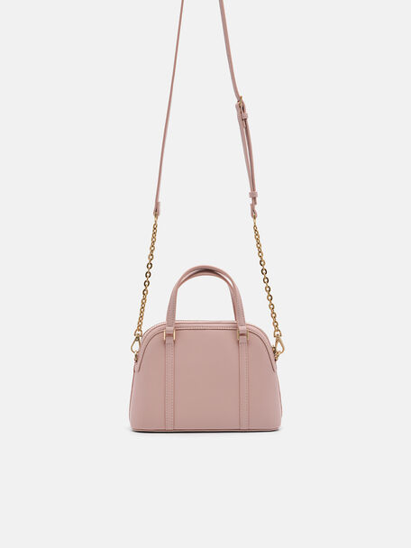 Túi xách hình thang Lucia Mini, Hồng Phấn, hi-res