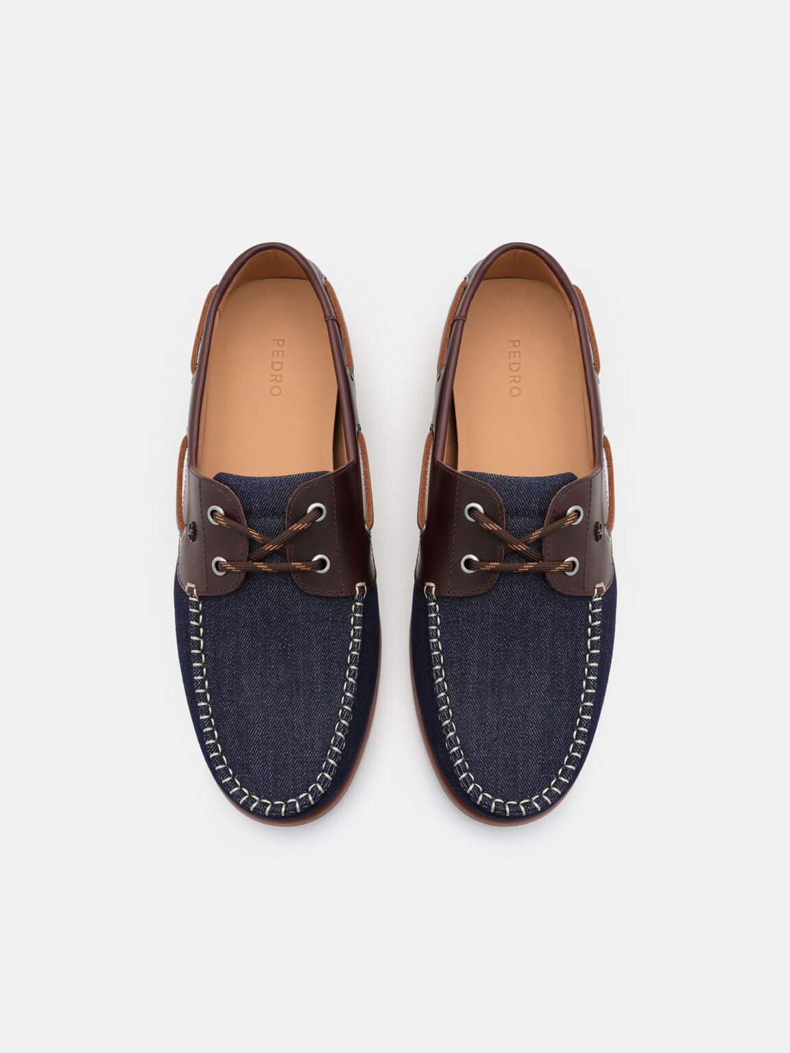 Gi&agrave;y lười mũi tr&ograve;n Denim, Navy Denim, hi-res