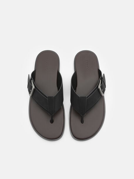 D&eacute;p kẹp Buckle, Đen, hi-res