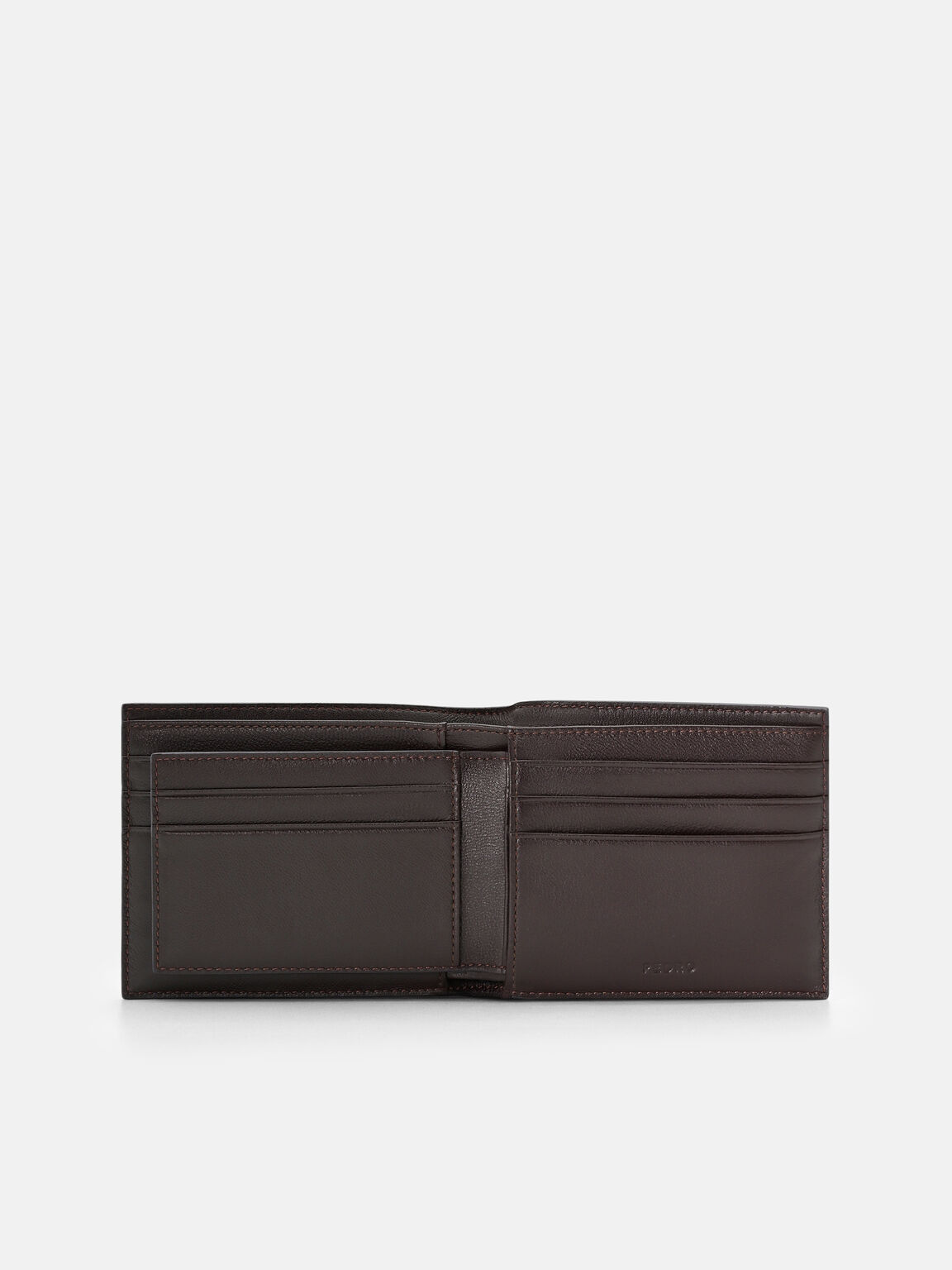 Leather Bi-Fold Wallet with Insert, Espresso Brown, hi-res