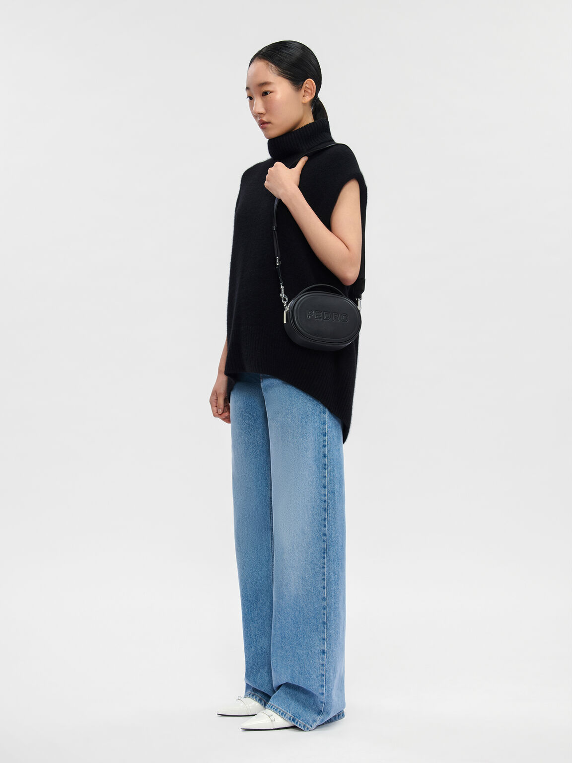 Yara Mini Shoulder Bag, Black, hi-res