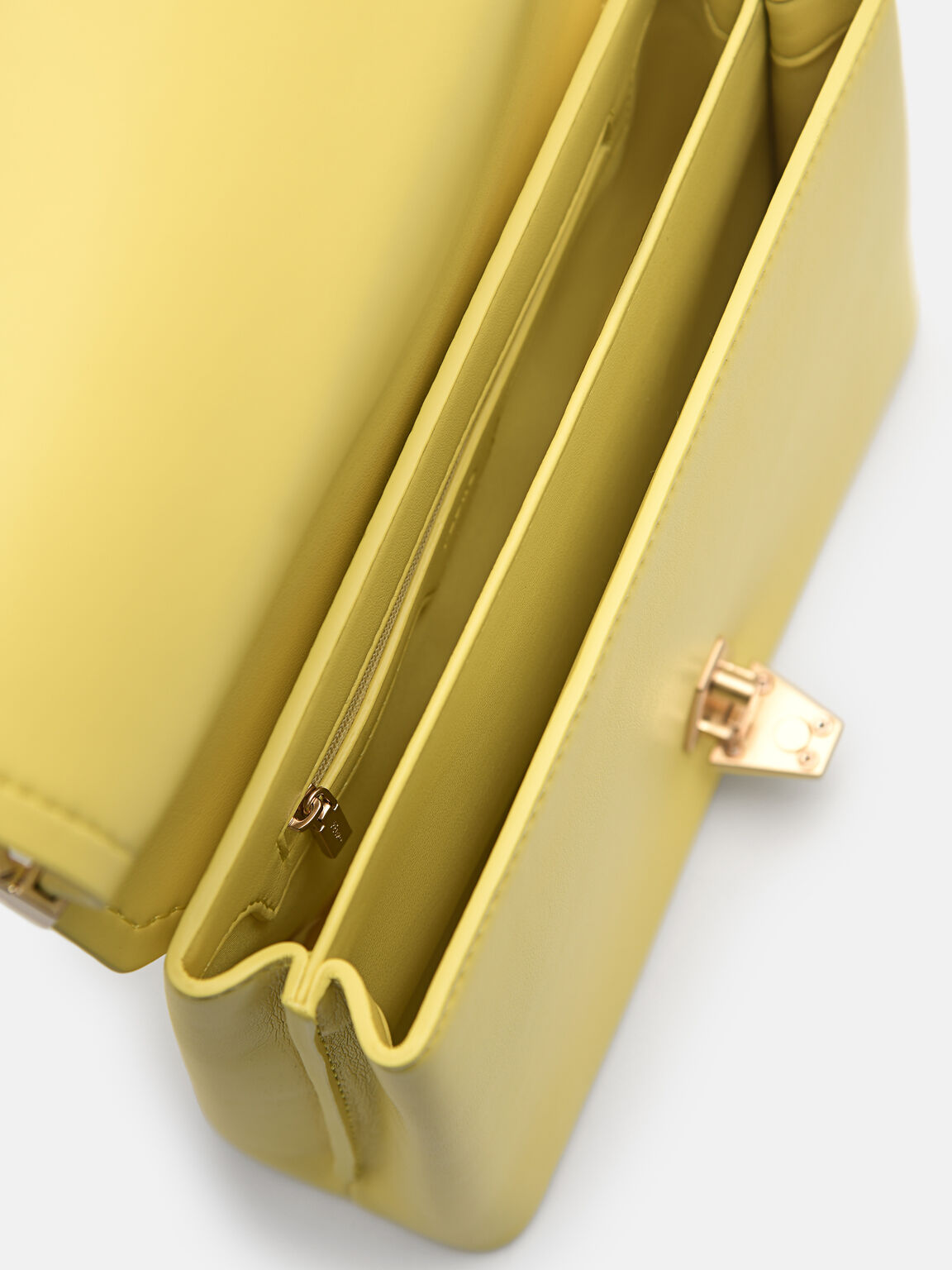 Túi đeo chéo phom chữ nhật Porto, Vàng, hi-res