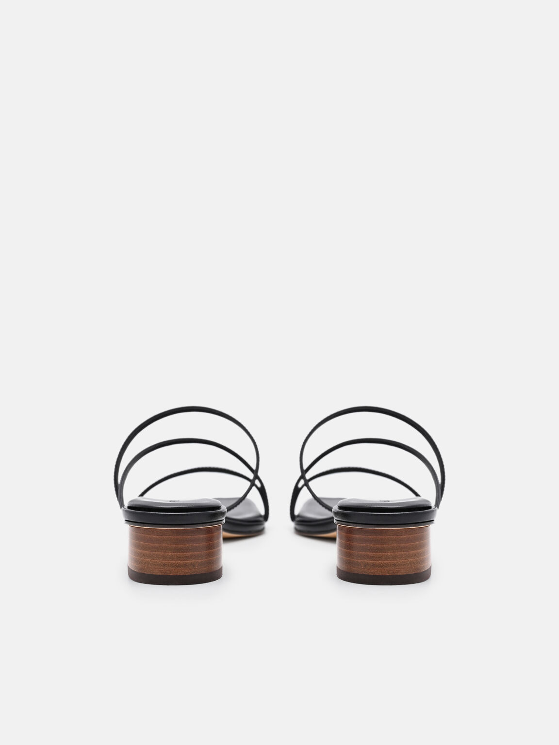 Gi&agrave;y mules cao g&oacute;t Erna, Đen, hi-res