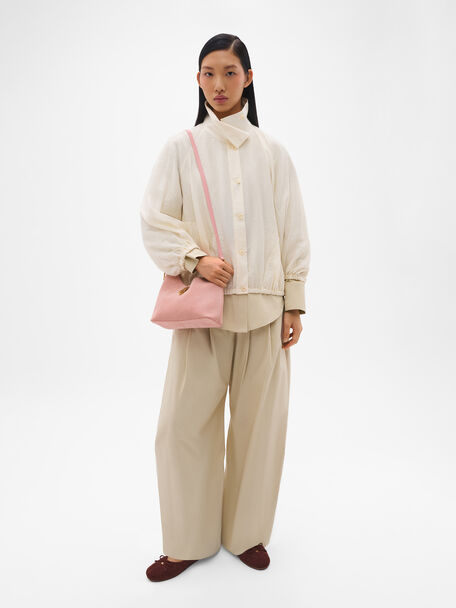 T&uacute;i x&aacute;ch h&igrave;nh b&aacute;n nguyệt Hitch, Pink Suede, hi-res