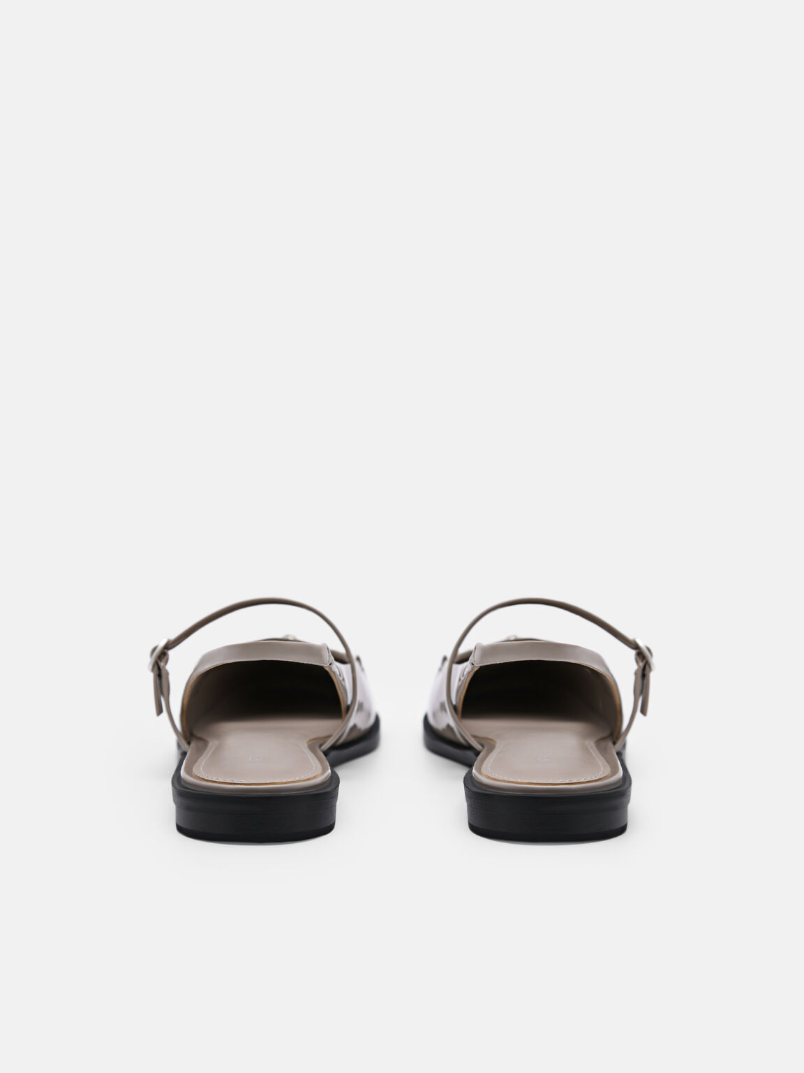 Jean Leather Slingback Sandals, Taupe, hi-res