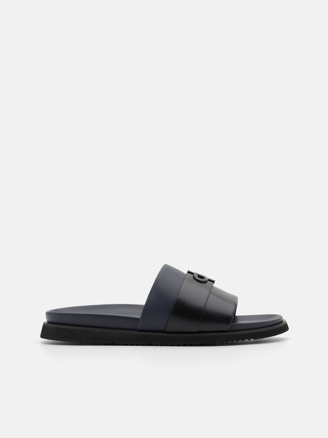 Icon Slide Sandals, Navy, hi-res