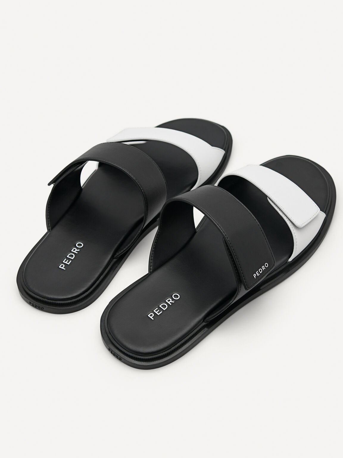 Stride Slide Sandals, Black, hi-res