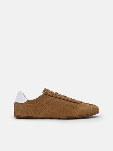 Crest Corduroy Sneakers, Camel, hi-res