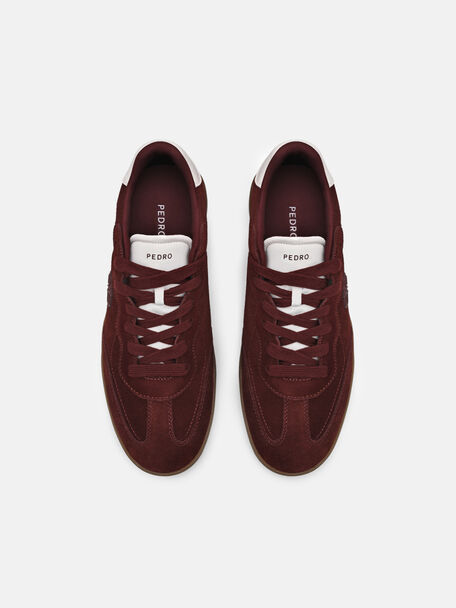 Fleet Suede Sneakers, Wine Suede, hi-res