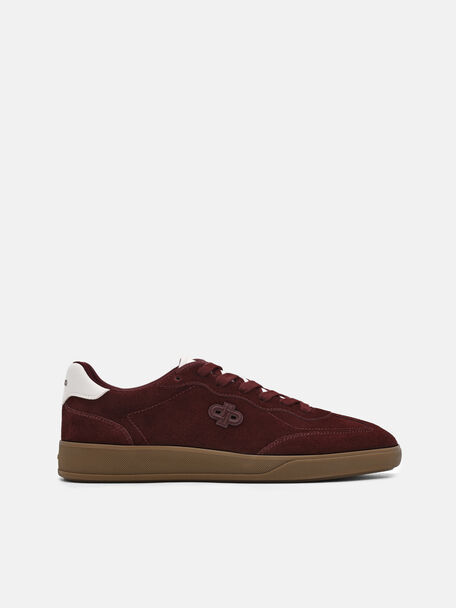 Fleet Suede Sneakers, Wine Suede, hi-res