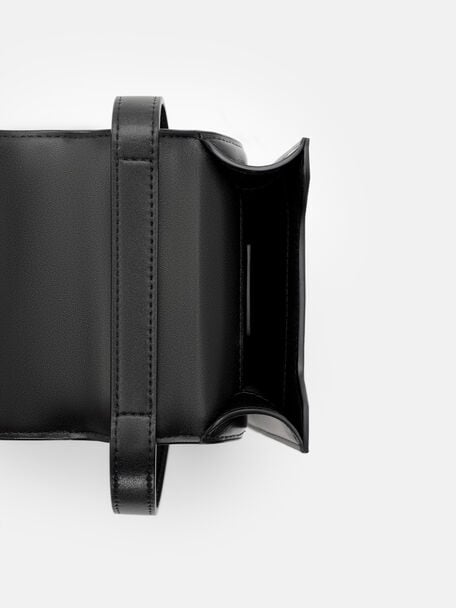 T&uacute;i đựng phụ kiện Leather, Đen, hi-res
