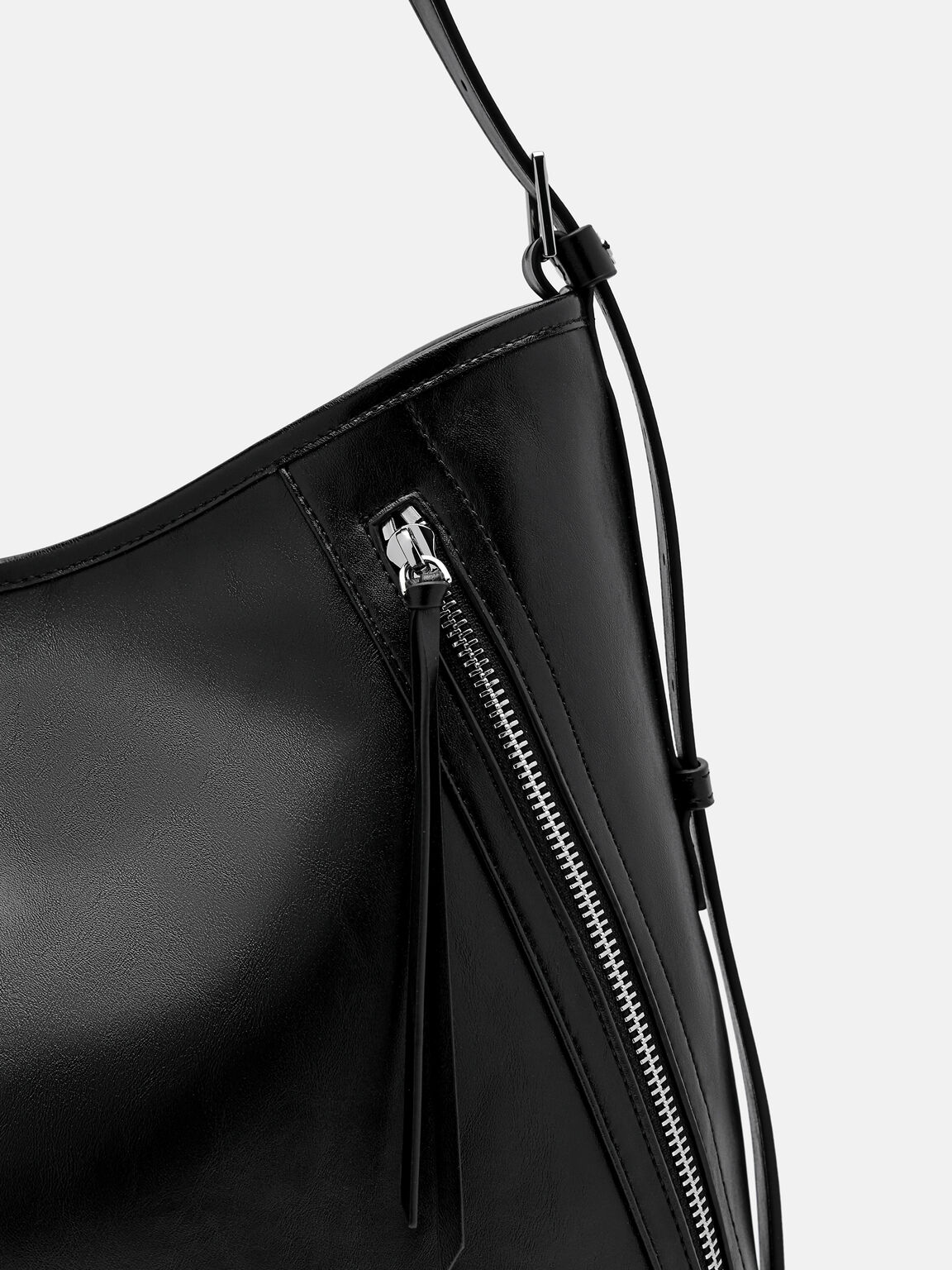 Túi đeo vai hình thang Kristen, Đen