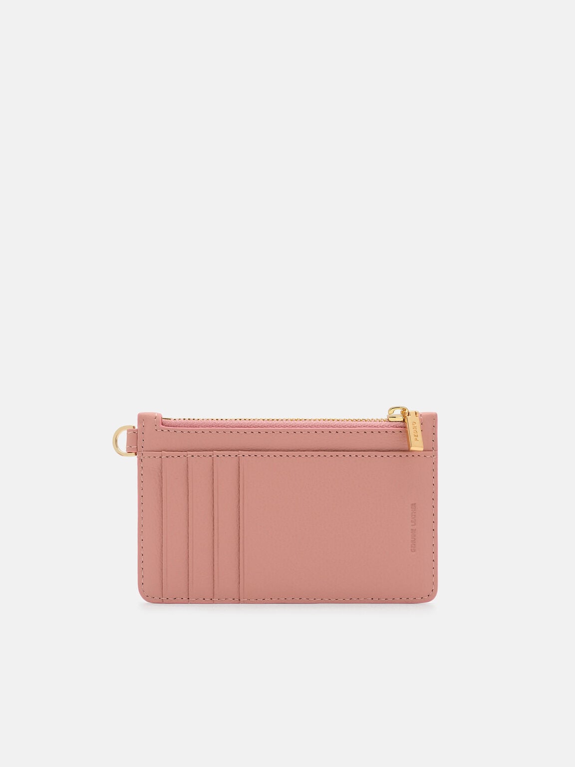 V&iacute; đựng thẻ Tumbled Leather, Pink Tumble, hi-res
