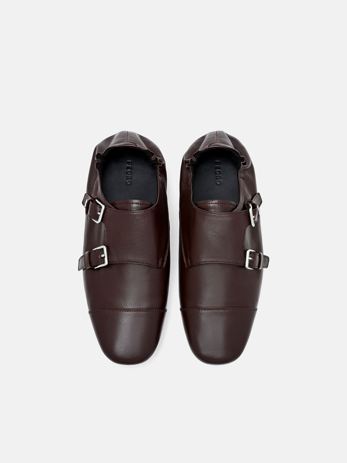Lauren Leather Oxford Shoes, Dark Brown, hi-res
