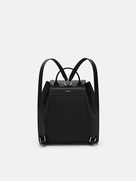 Ilena Nylon Backpack, Black Nylon, hi-res