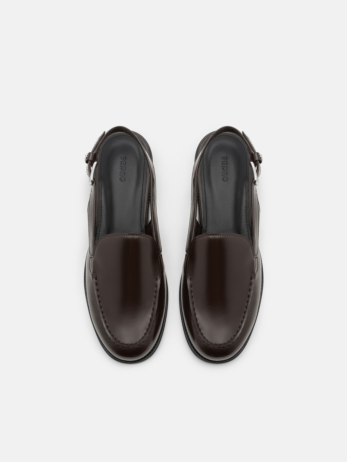 Gi&agrave;y sandals đế thấp Remy, Dark Brown Box, hi-res