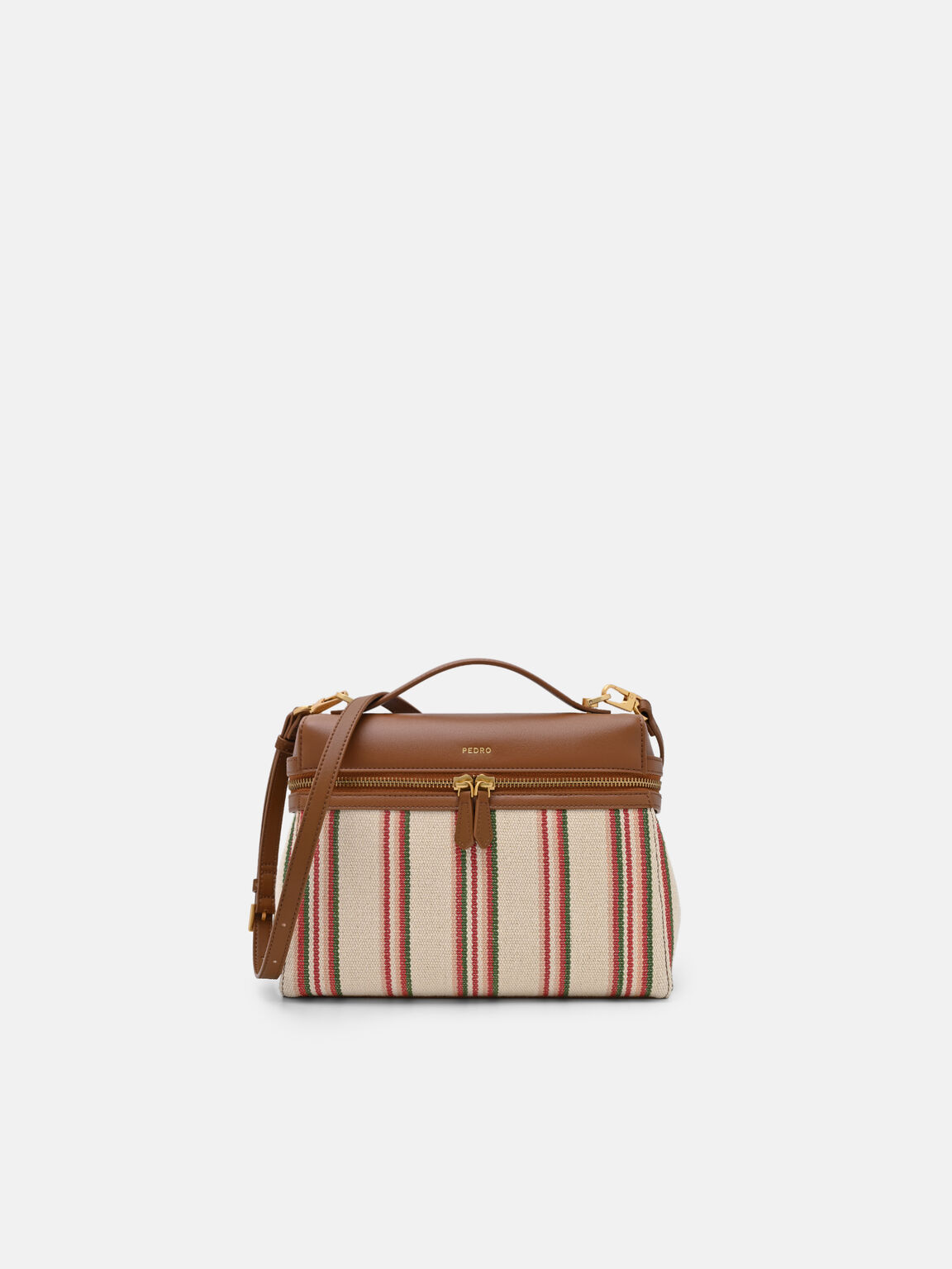Alyssa Leather Backpack, Multi Canvas