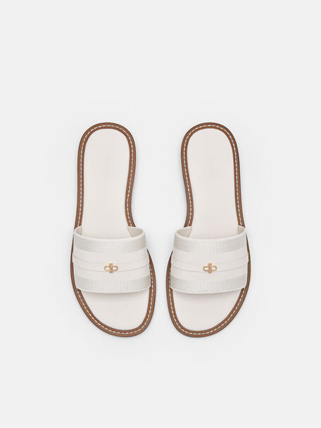 PEDRO Icon Slide Sandals, Chalk, hi-res