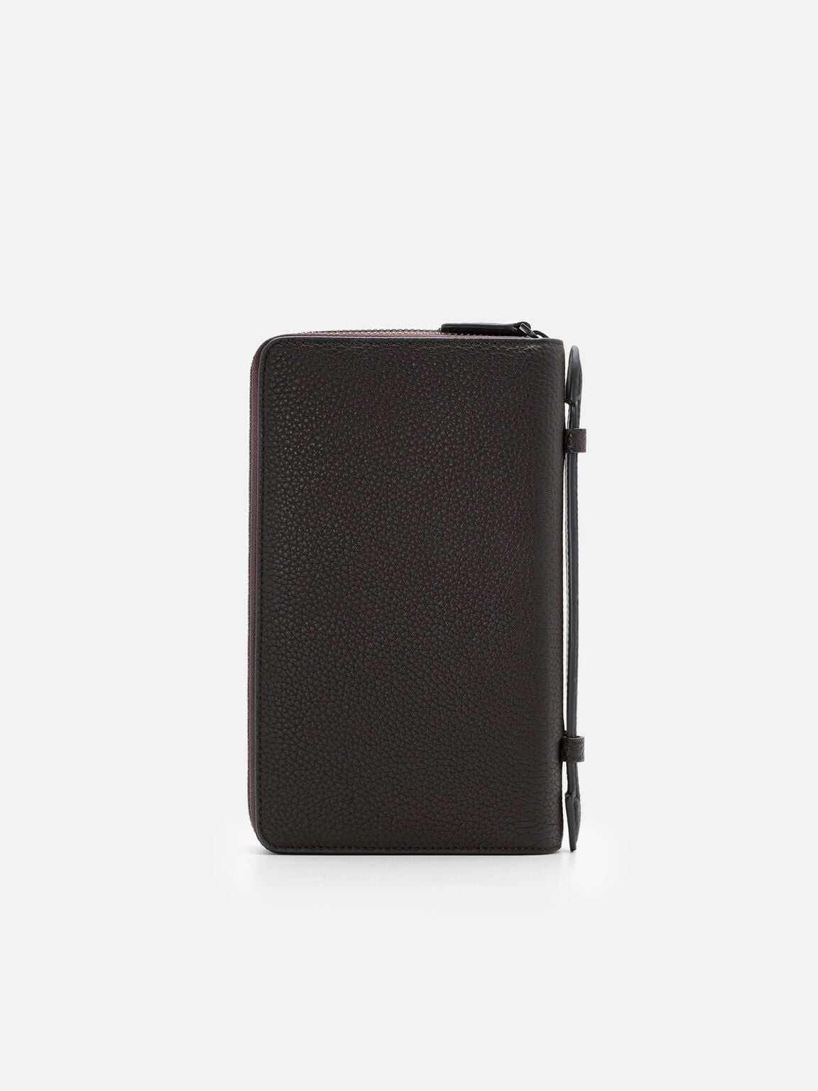Tumbled Leather Travel Organizer, Espresso Brown Tumble, hi-res