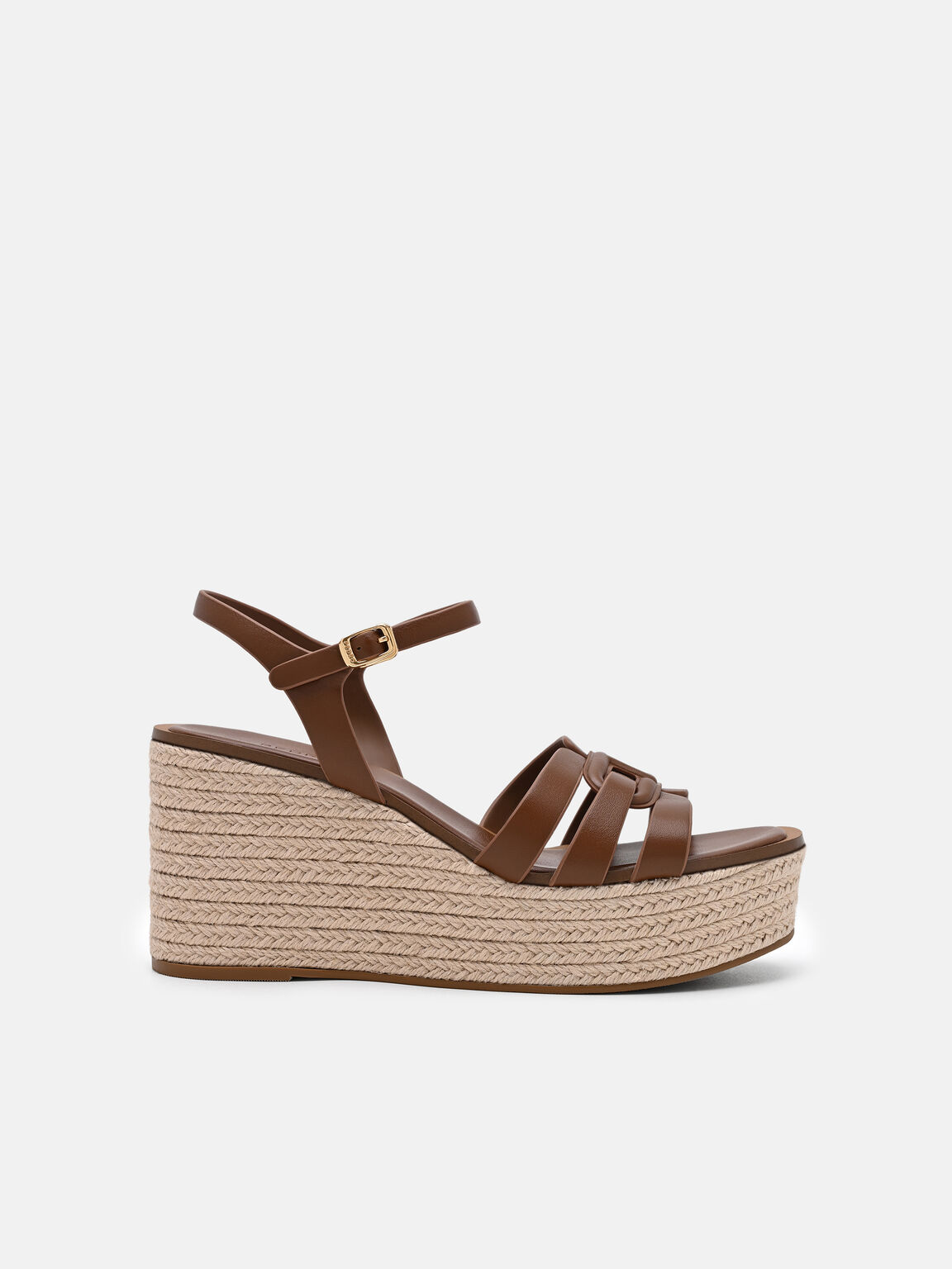 Gi&agrave;y sandals đế xuồng Carmel, Rượu Cognac, hi-res