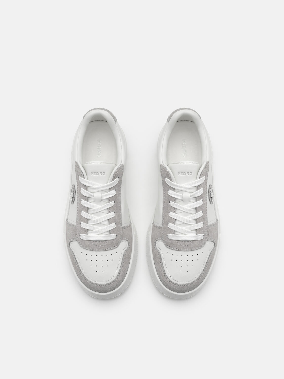 Ravel Leather Sneakers, Light Grey, hi-res