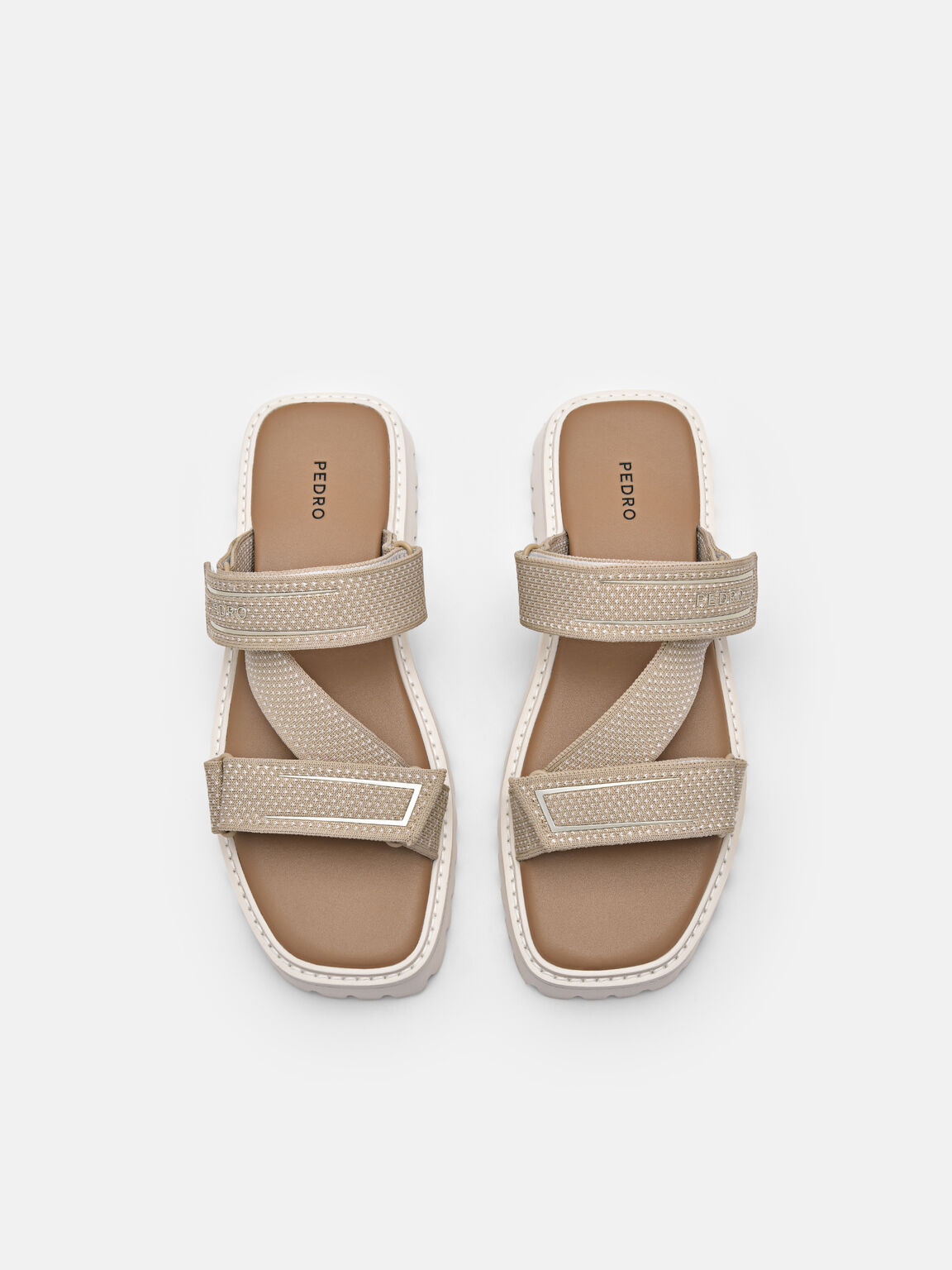 Ronni Knitted Sandals, Sand, hi-res