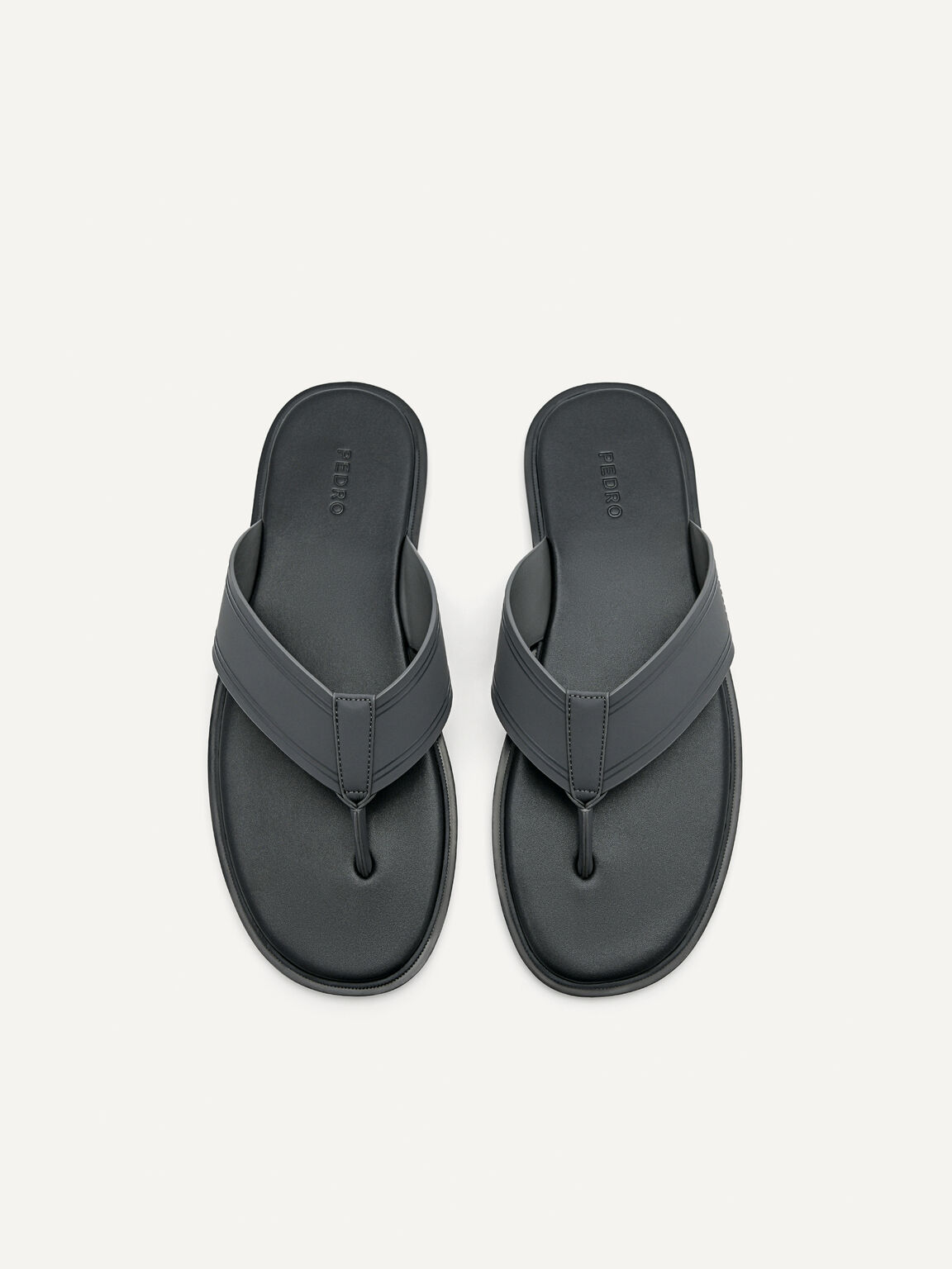 Thong Sandals, Dark Grey, hi-res
