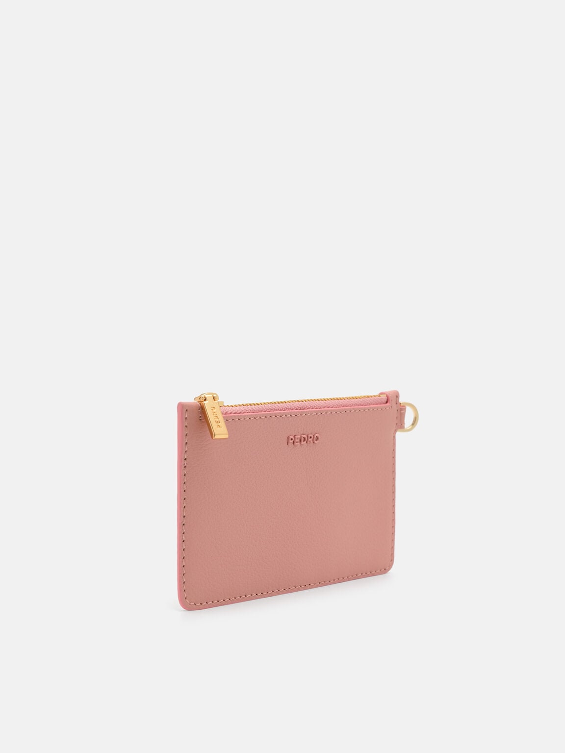V&iacute; đựng thẻ Tumbled Leather, Pink Tumble, hi-res